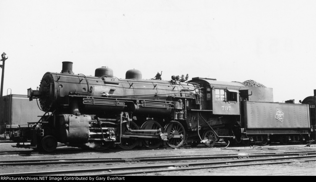 MILW 2-8-2 #737 - Milwaukee Road